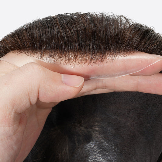 European Hair System Is Injected Thin Skin Hairpiece