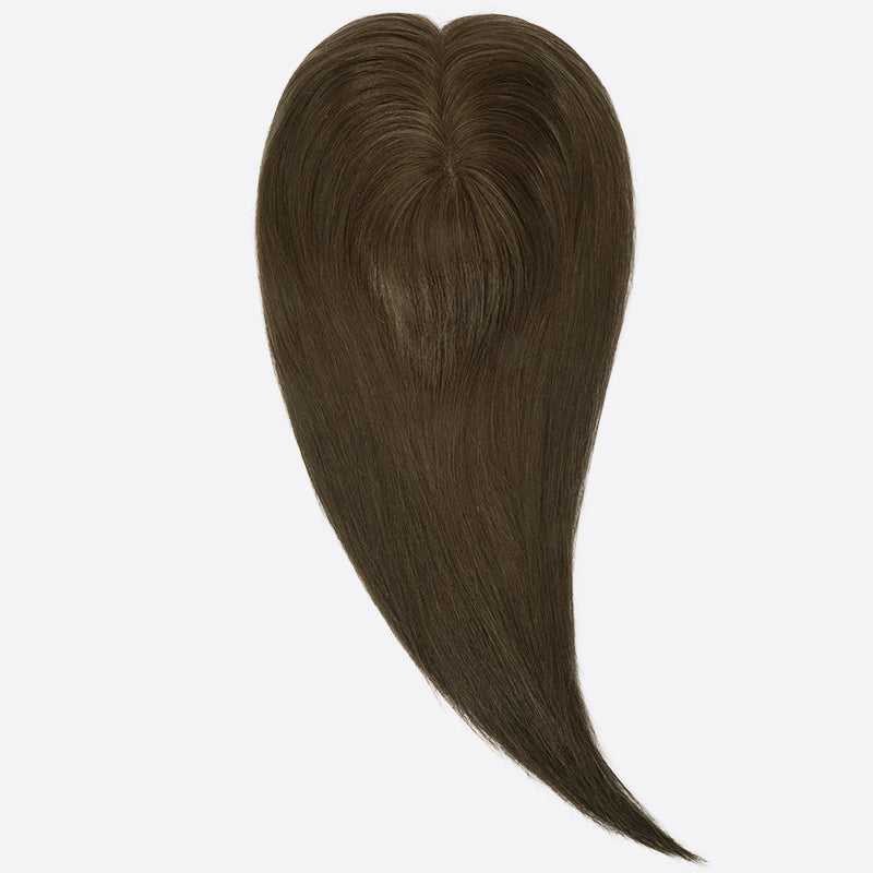 Women’s Hair Replacement System Is Human Hair Topper Hand-Tied