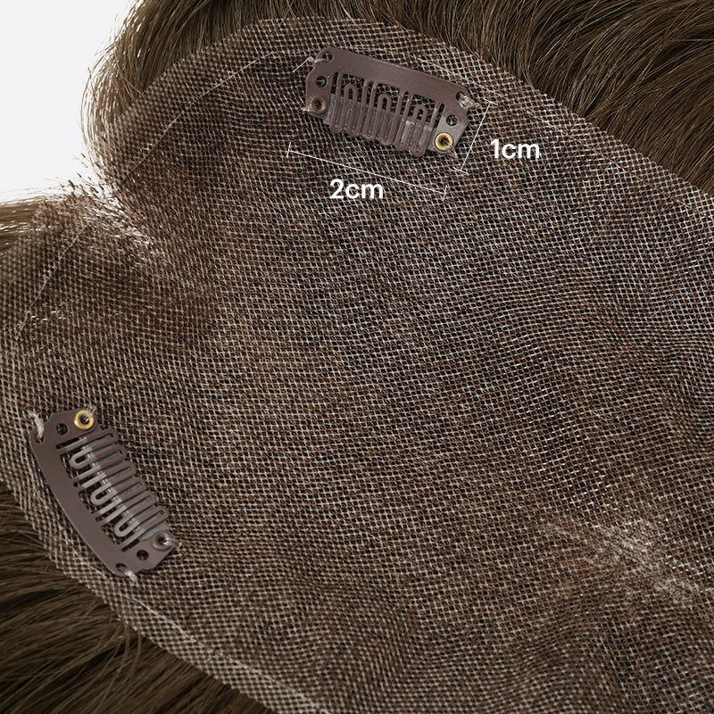 Women’s Hair Replacement System Is Human Hair Topper Hand-Tied