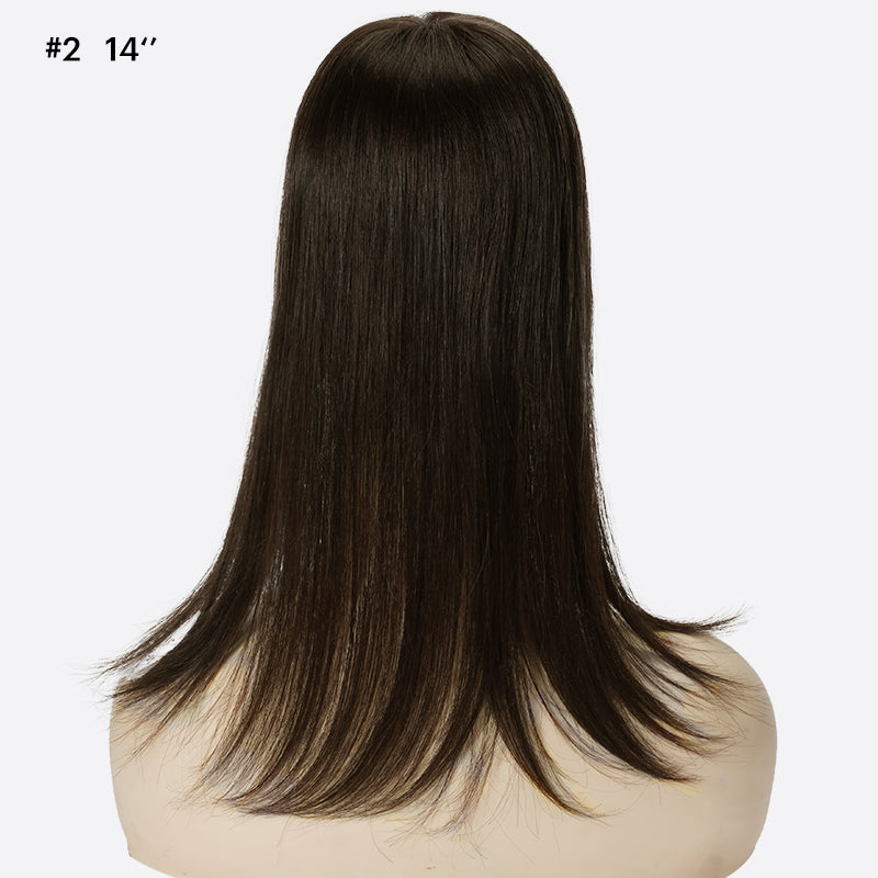 Women’s Hair Replacement System Is Human Hair Topper Hand-Tied
