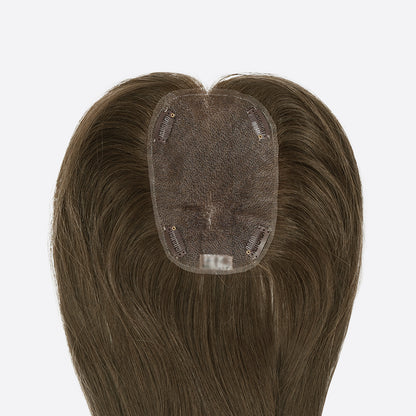 Women’s Hair Replacement System Is Human Hair Topper Hand-Tied